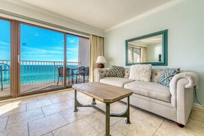 TV - B604 | Beachfront with Beach Service, Pool, & WiFi (Miramar Beach)