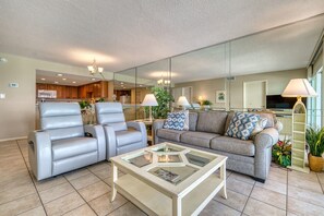 TV - D404 | Beachfront with Beach Service, Pool, & WiFi (Miramar Beach)