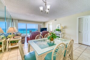 Dining - D404 | Beachfront with Beach Service, Pool, & WiFi (Miramar Beach)