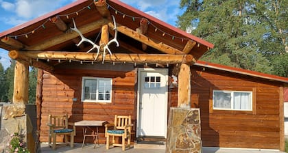 Cozy Cabin. Private and unique! Close to GNP and airport.