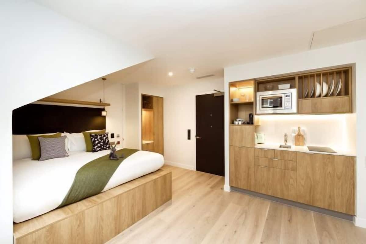 1 habitación y ropa de cama hipoalergénica