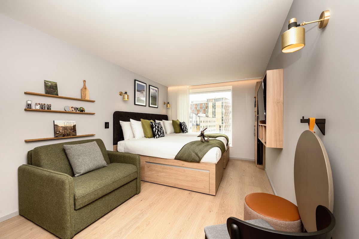 Estudio | 1 habitación y ropa de cama hipoalergénica