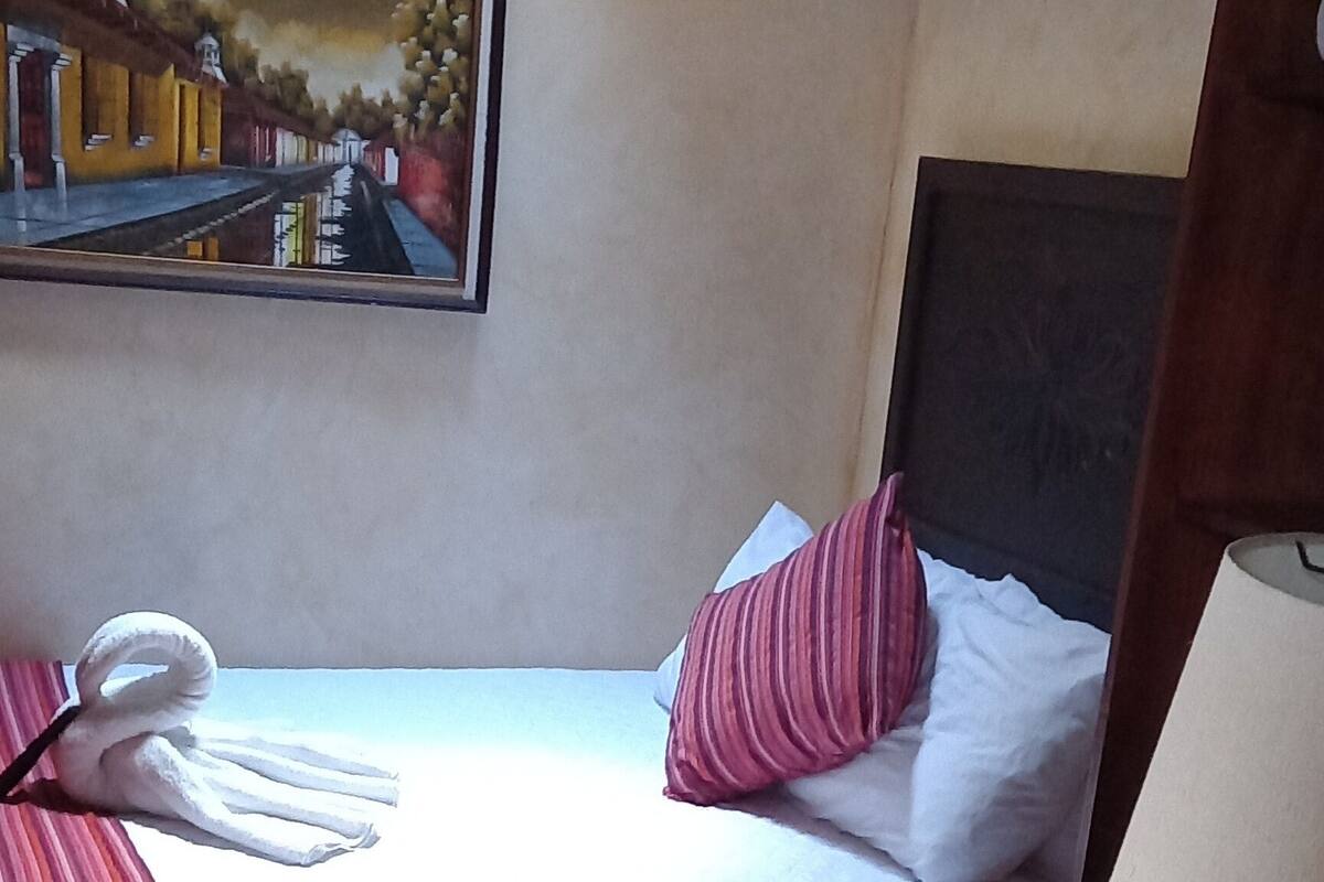 Couette en duvet d'oie, draps fournis