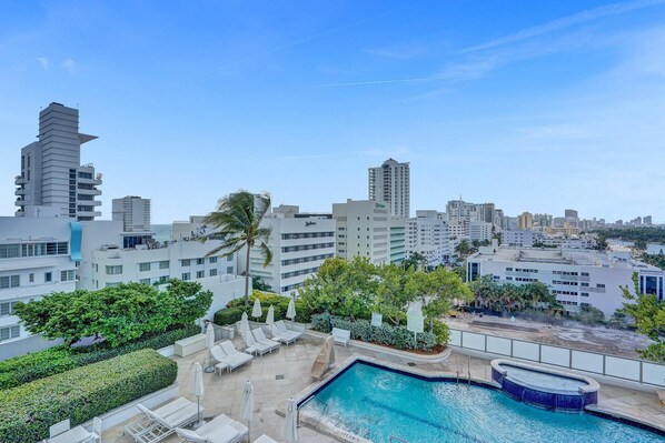 Indoor pool, outdoor pool