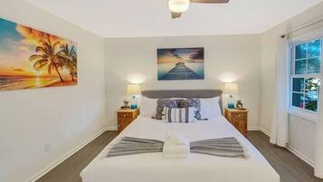 2 bedrooms, iron/ironing board, travel cot, WiFi