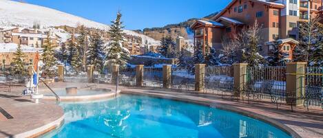 Indoor pool, outdoor pool