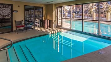 Indoor pool, outdoor pool