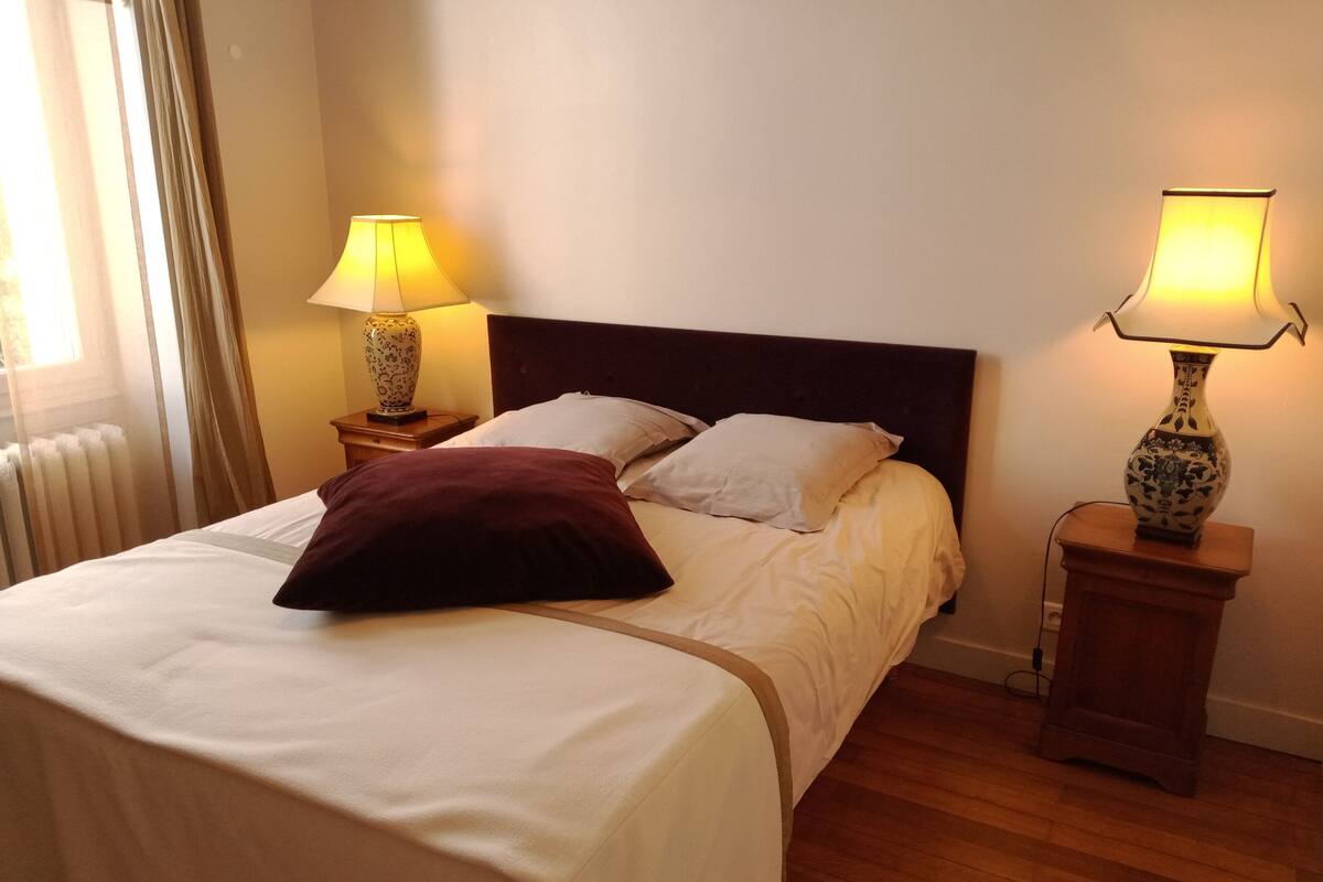 双人房, 独立浴  室, 公园景观 (chambre Savennières	)