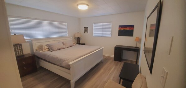 2 bedrooms, desk, iron/ironing board, free WiFi