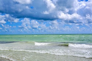 On the beach
