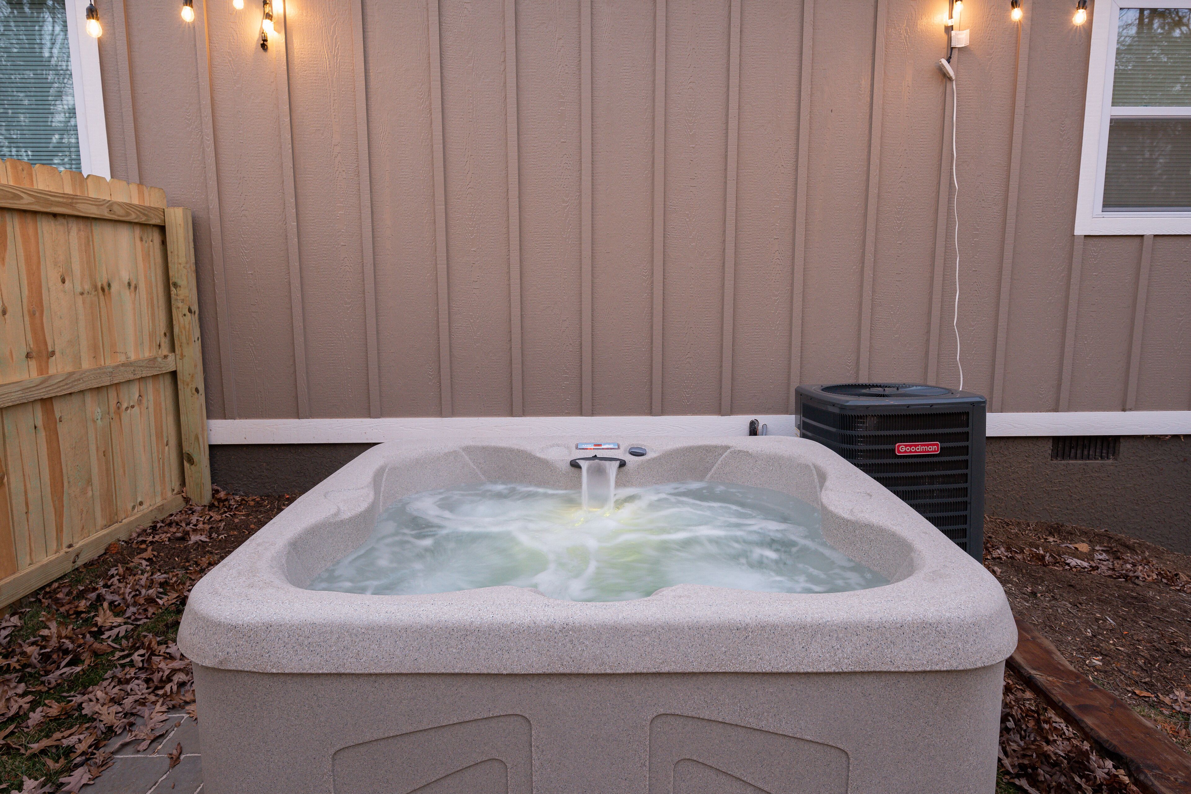 Bain à remous extérieur