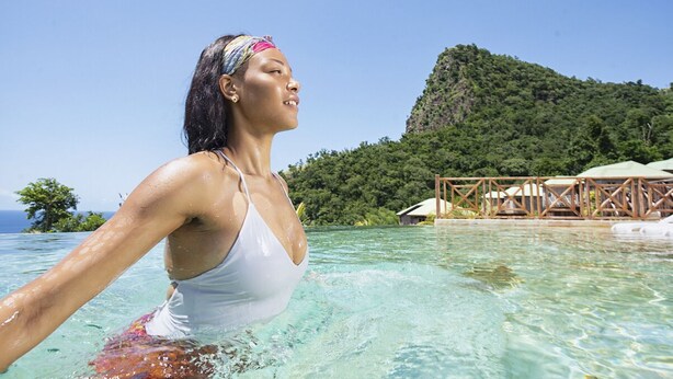 Outdoor pool - Jungle Bay Dominica (Soufriere)