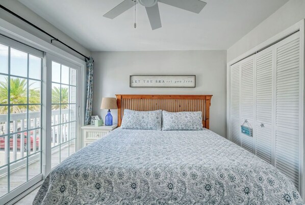Bedroom #2 - Island Place 214 Is An Open Gulf Condo! (Cedar Key)