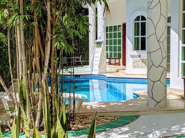 Outdoor pool, a heated pool - Second Two-Story Castle (Playa del Carmen)