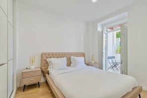 1 soverom, strykejern/-brett, reiseseng for barn og wi-fi