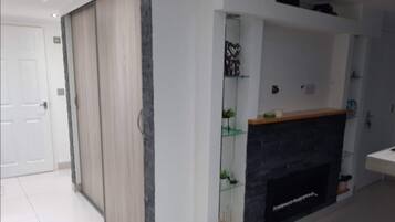 Apartment | Private kitchen | Fridge, microwave, oven, stovetop