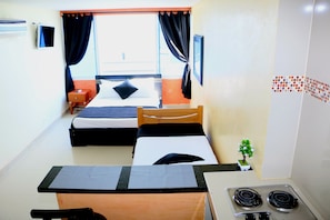 Standard Loft, Sea View | Private kitchen | Fridge, microwave, dishwasher, coffee/tea maker