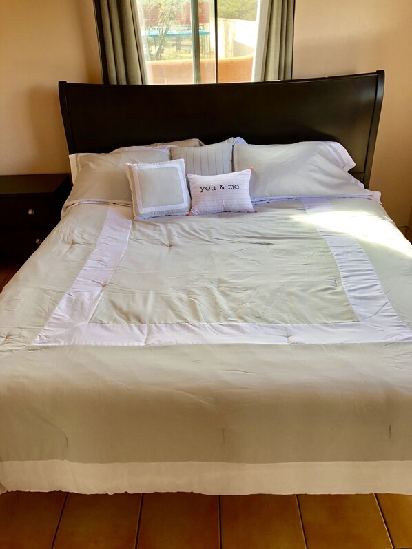 1 bedroom, iron/ironing board, travel crib, free WiFi