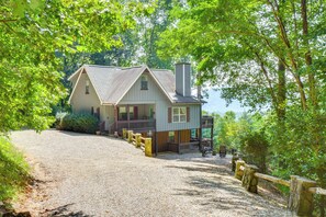 Exterior - Mountain Cabin w/ Covered Decks & Fire Pit! (Blairsville)