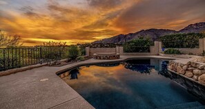 Outdoor pool - Catalina Foothills private escape with views, pool, and spa (Tucson)