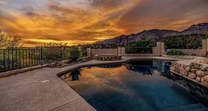 Catalina Foothills private escape with views, pool, and spa