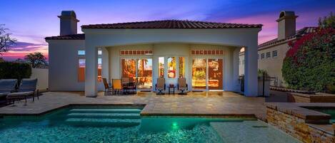 Una piscina climatizada