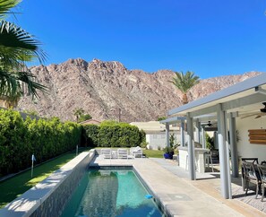 Una piscina riscaldata