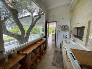 Fridge, microwave, oven, stovetop - PROMOTION-Trulli delle acacie Resort with swimming pool, a short distance from the sea (Puglia)