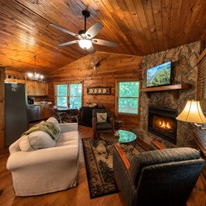 TV - Private dock on Cherry Lake, Hot Tub, Fire Pit (Blue Ridge)