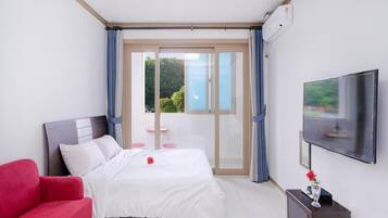 Basic-Zimmer, 1 Schlafzimmer (sora) | 1 Schlafzimmer, kostenloses WLAN