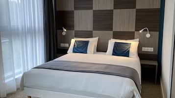 Premium bedding, free WiFi, bed sheets