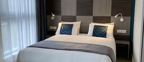 Premium bedding, free WiFi, bed sheets