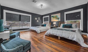 5 bedrooms, iron/ironing board, travel cot, WiFi