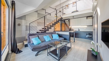 Apartamento (A 8) | Área de estar | TV de plasma