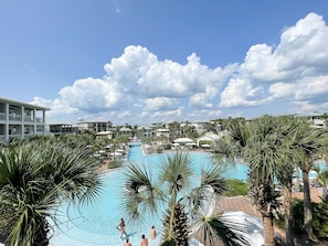 Pool - Newly Renovated Pool View Condo Near Beach & Rosemary | Lagoon Pool | 4 Bikes (Seacrest Beach)
