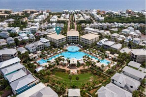 Exterior - Newly Renovated Pool View Condo Near Beach & Rosemary | Lagoon Pool | 4 Bikes (Seacrest Beach)
