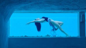 Outdoor pool, a heated pool - Villa with stunning underwater view, fenced private park (Imotski)