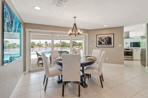 Dining - Charming 3BR Lake Home w/ Pool, Hot Tub & Fire Pit (Naples)