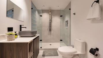 Ducha y secador de pelo