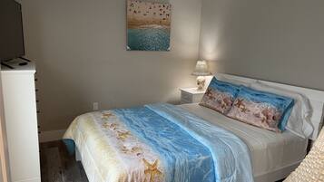 1 bedroom, iron/ironing board, travel crib, free WiFi
