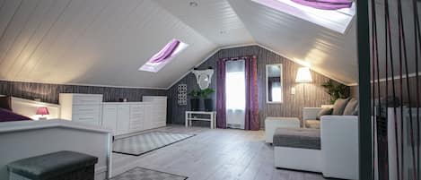 1 slaapkamer, een strijkplank/strijkijzer, wifi, beddengoed