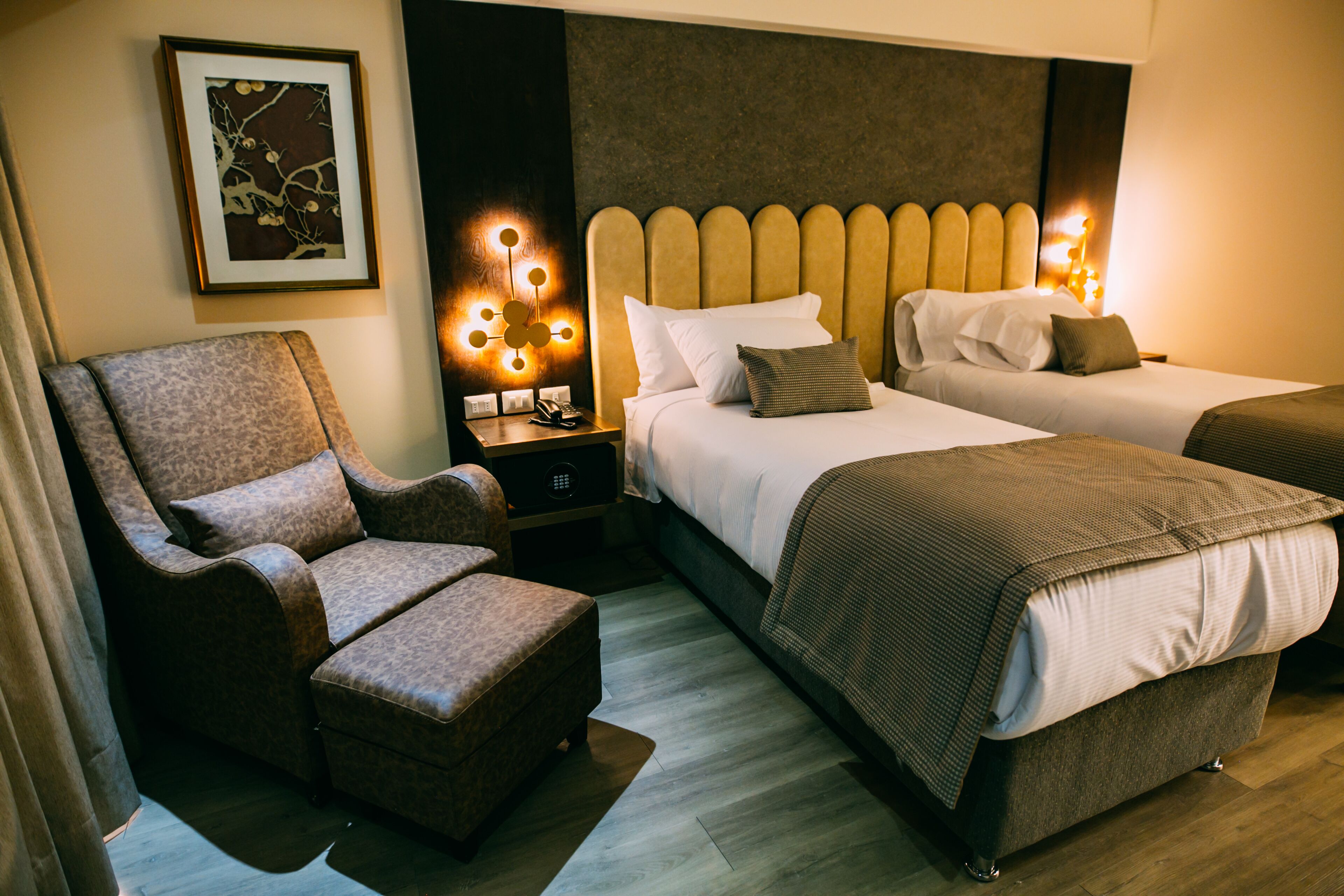 twin room, non smoking, city view | in-room safe, soundproofing, free wifi, bed sheets