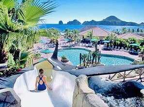 Outdoor pool, a heated pool - One Bedroom Beach Front Resort in Cabo San Lucas September 4th-11th ONLY!  (Cabo San Lucas)