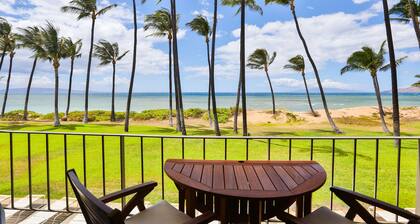 Exceptionally Remodeled Oceanfront, Sunsets, A/C, King bed Hale Kai O Kihei