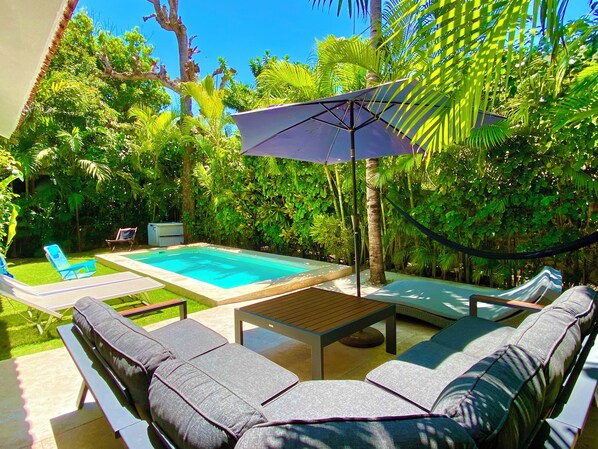 Alberca al aire libre 