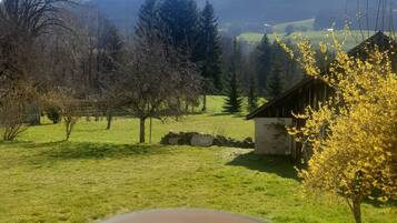 Blick von der Unterkunft