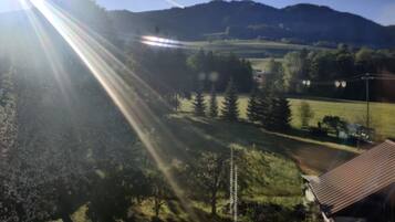 Uitzicht vanuit accommodatie