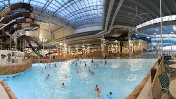 Indoor pool, outdoor pool