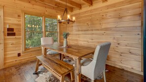 Dining room - Unplug by Escape to Blue Ridge (Ellijay)