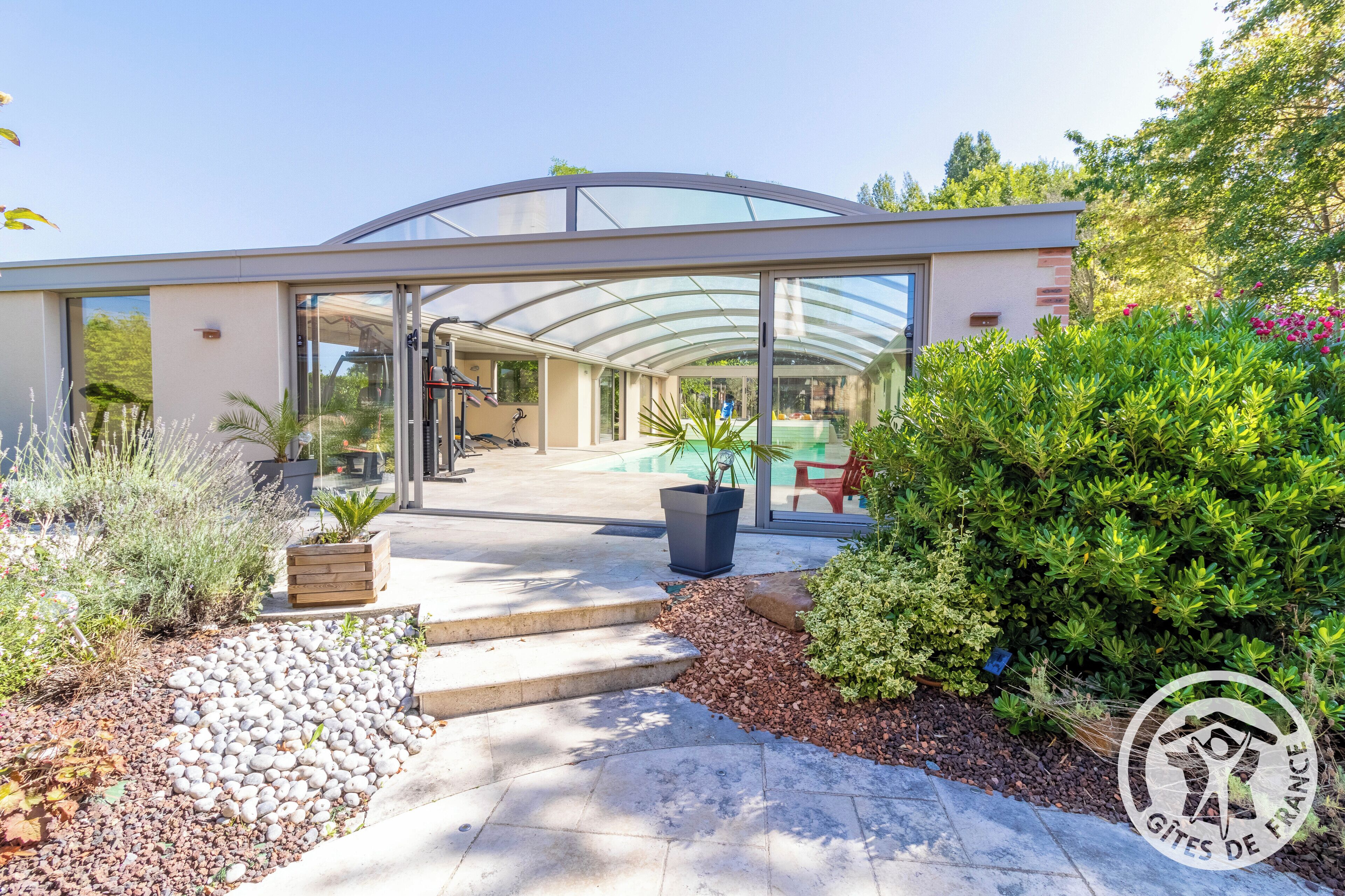 Indoor pool, outdoor pool